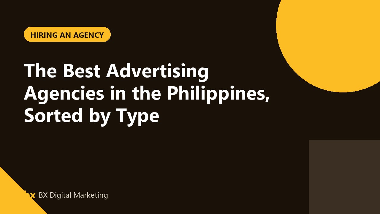 Business owner comparing advertising agency proposals at a desk in a Metro Manila office