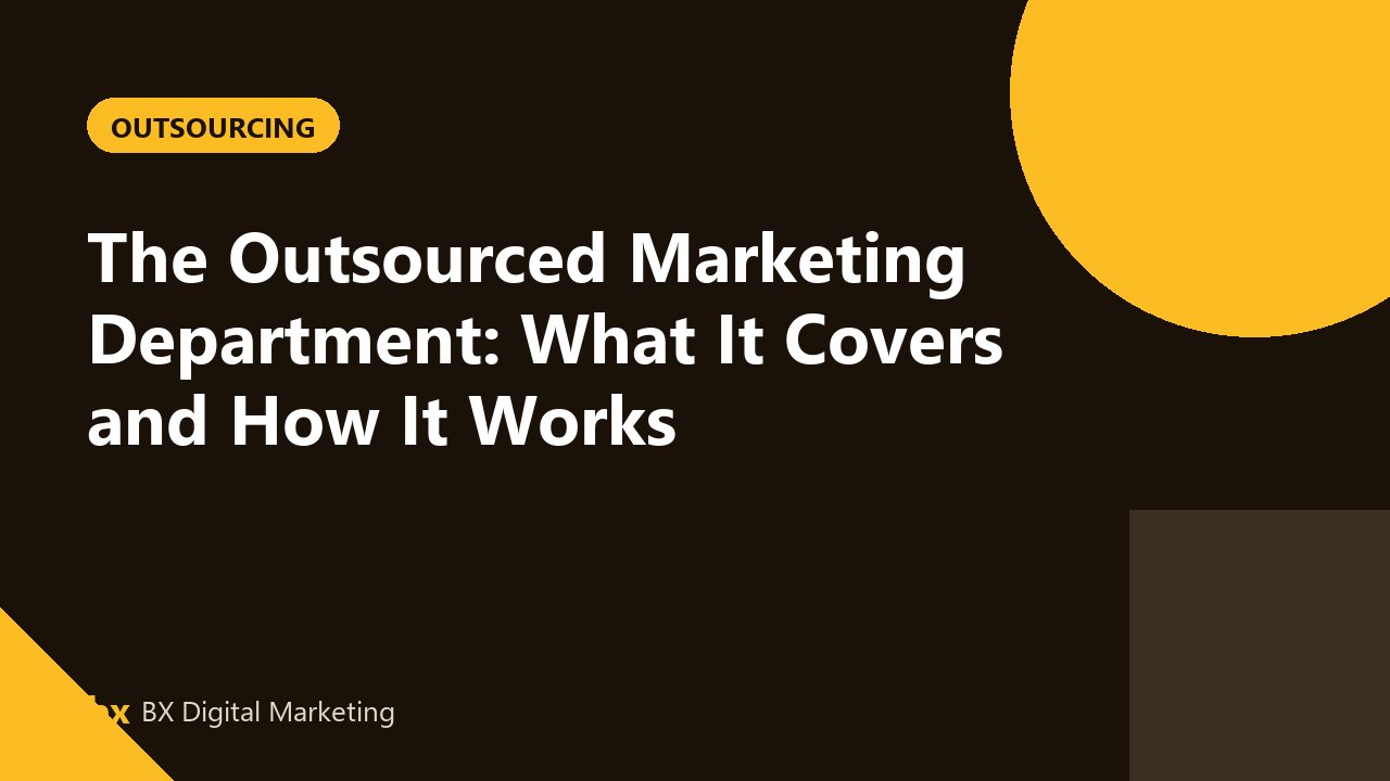 Business owner reviewing a quarterly marketing plan with an outsourced marketing team on a video call